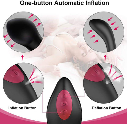 Remote Control Inflatable Vibrating Butt Plug - image 7