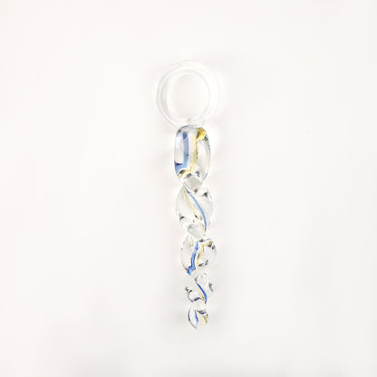 Anal Trainer Crystal Thread Glass Anal Plug - C - image 6