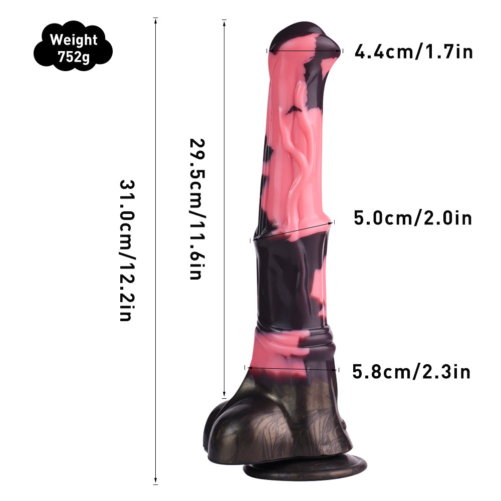 Ejaculating Horse Dildo Squirting Monster Dildo (with syringe and pump) - image 3