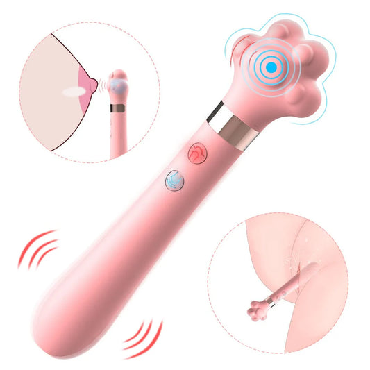 Cute Cat Paw 7 Flapping Clitoral G Spot Vibrator - image 0