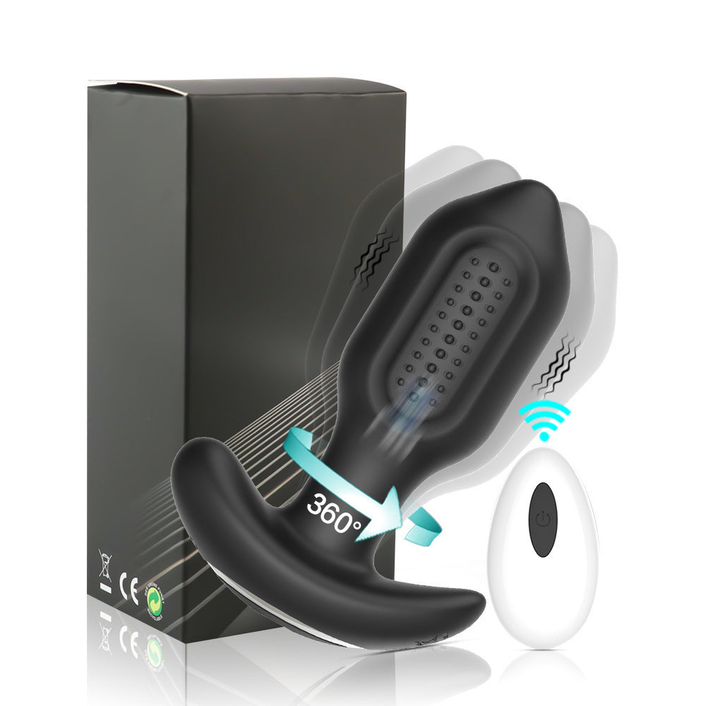 360° Rotating Vibrating Butt Plug APP-Controlled Sex Toy - rotating & vibrating - remote control - image 7