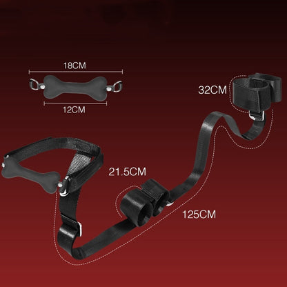 BDSM Restraints Kit Set with Mouth Gag - B - image 3