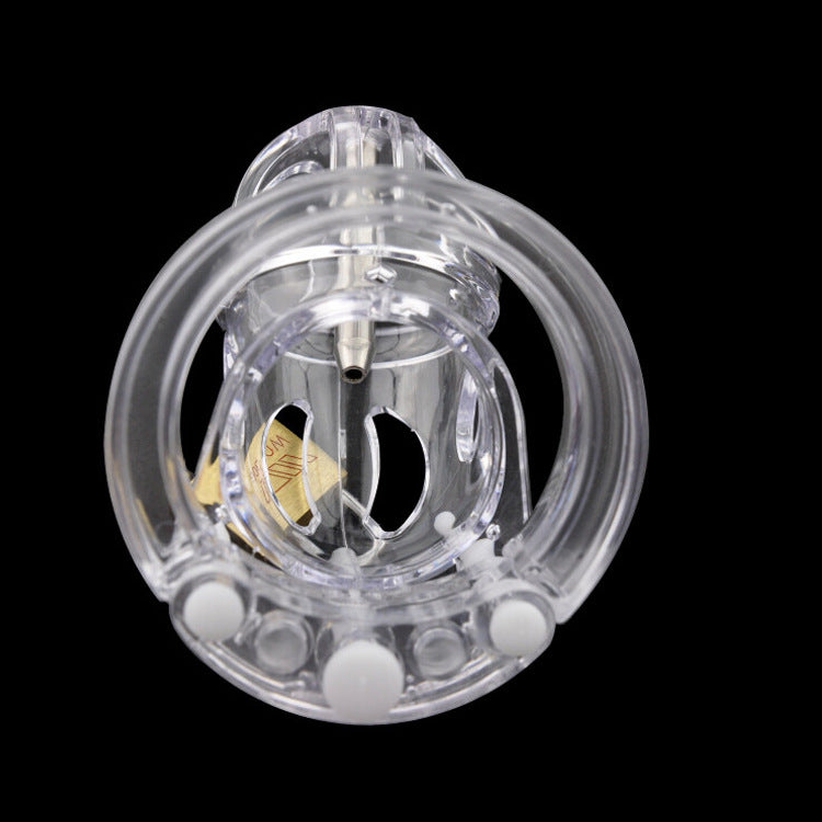  Transparent Chastity Cage with Catheter Tube - image 1