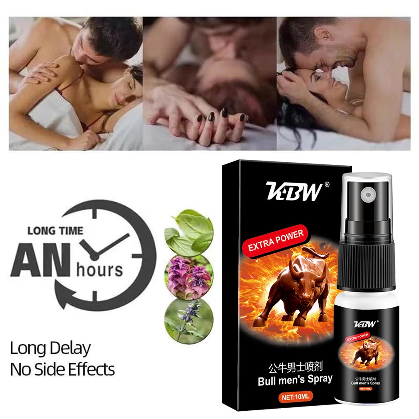 Men PE 60 Minutes Long Lasting Ejaculation Delay Spray - image 1