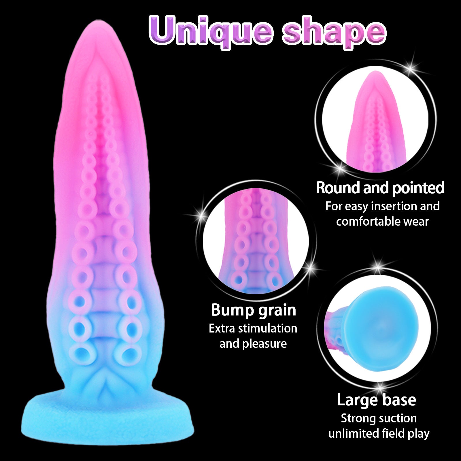 Octopus Tentacle Silicone Dildo - image 9