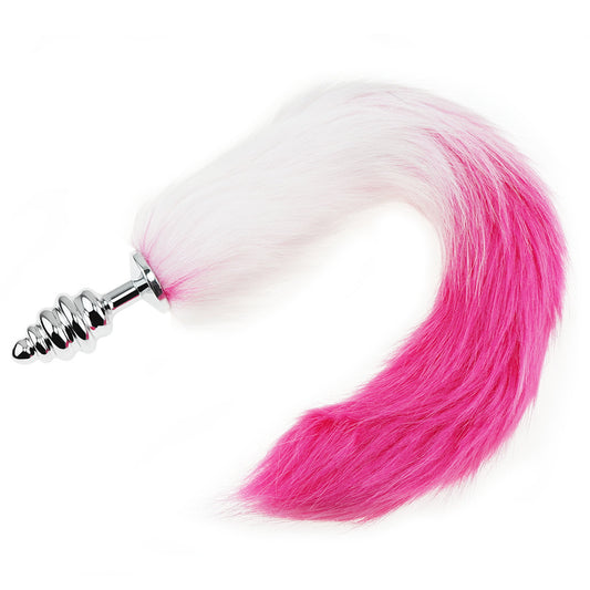 15.75'' Slim Fox Tail Butt Plug – 1.14'' - image 0