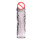 Crystal Penis Sleeve Reusable Condoms - Black B - image 8