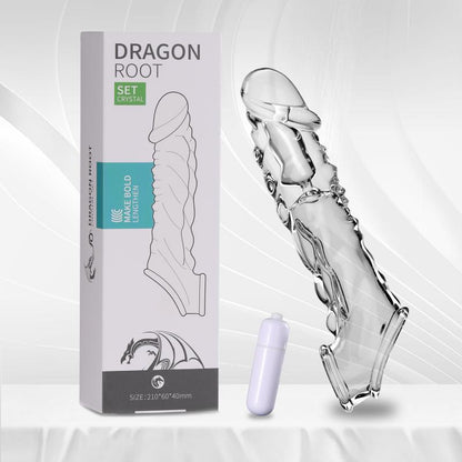 Reusable Penis Extension Vibrator Penis Sleeve - Penis Extension - image 0