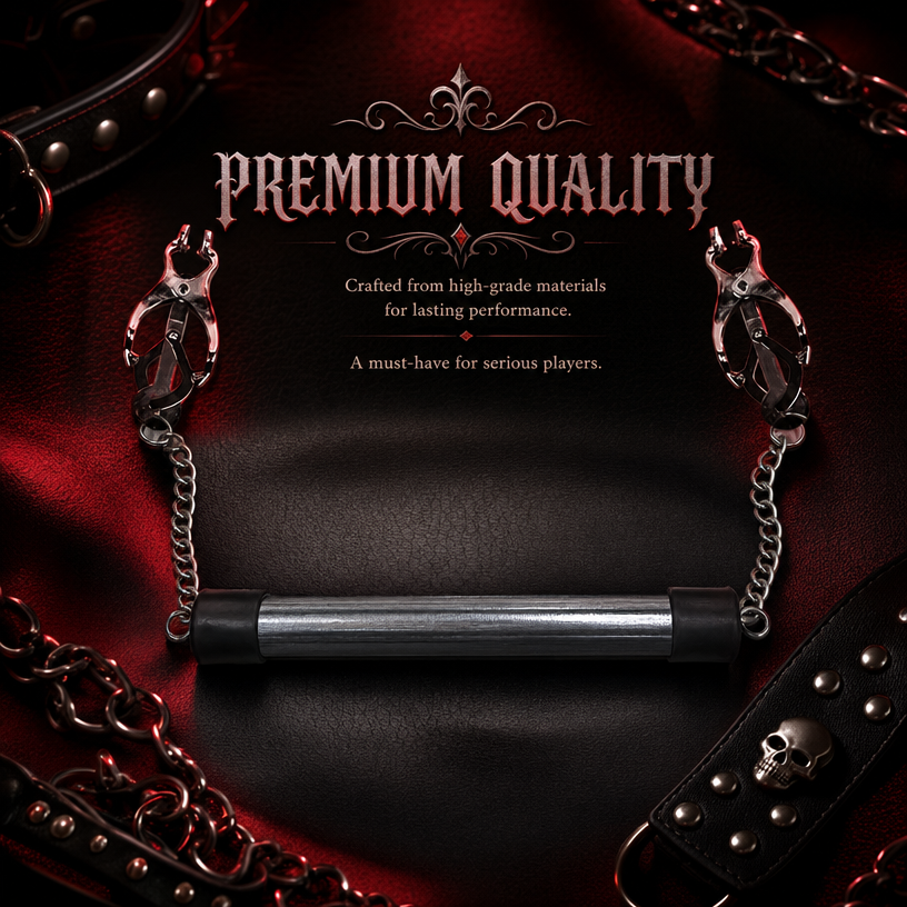 BDSM Toilet Paper Holder Nipple Clamps - image 3