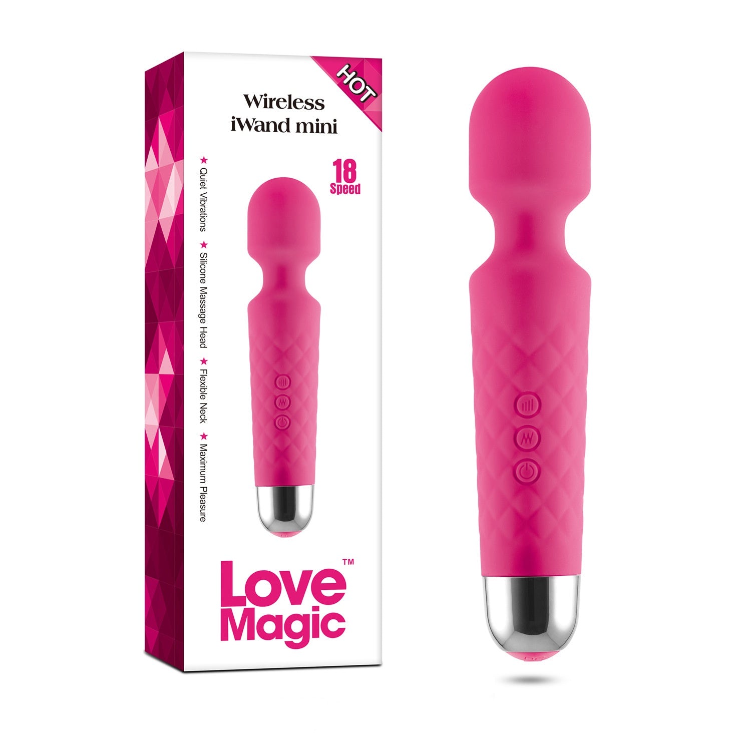 Vibrator Wand Clit Stimulator Vibrators - Pink - image 6