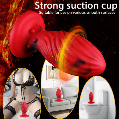 New Red Dragon Egg Anal Plug  - image 7