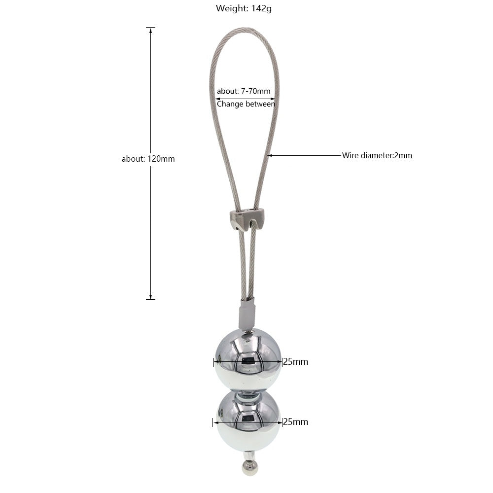 BDSM CBT Penis Training Weights - 142g - image 7