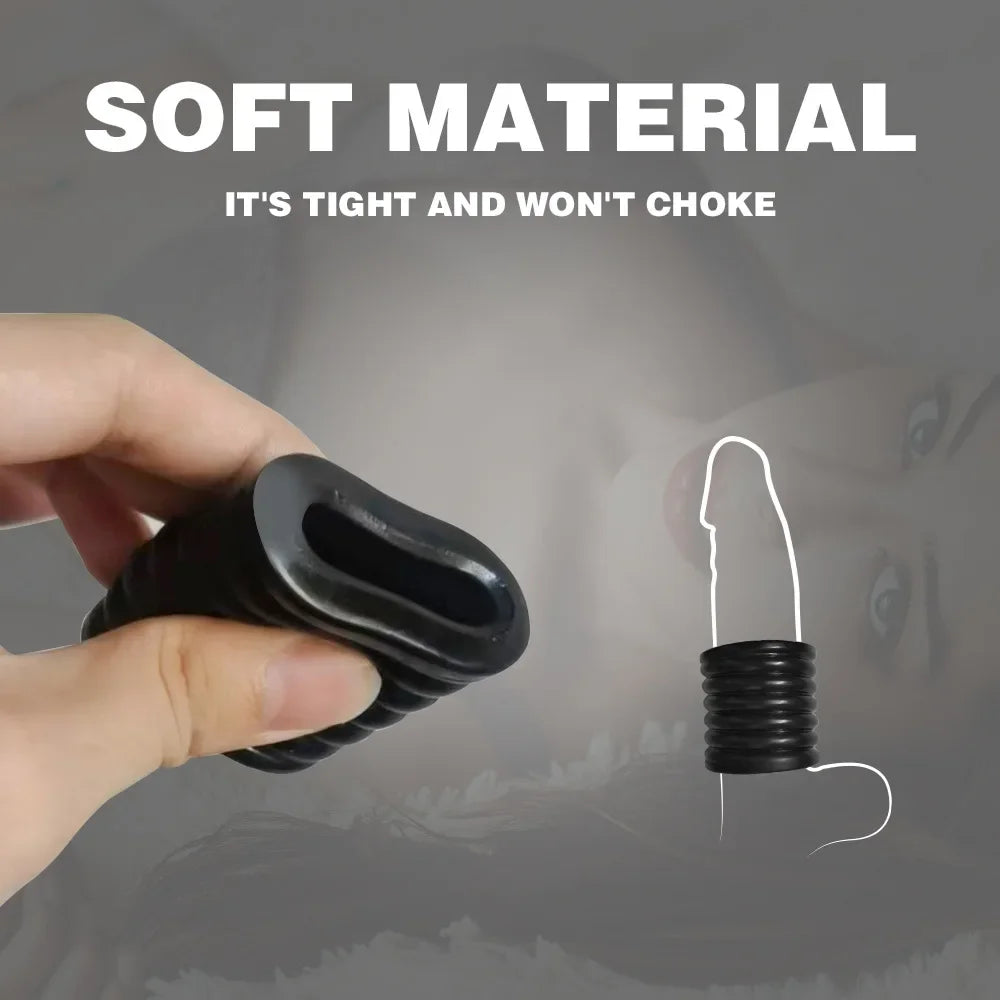 Cock Ball Ring Sperm Scrotal Restraint Delay Ejaculation - image 1