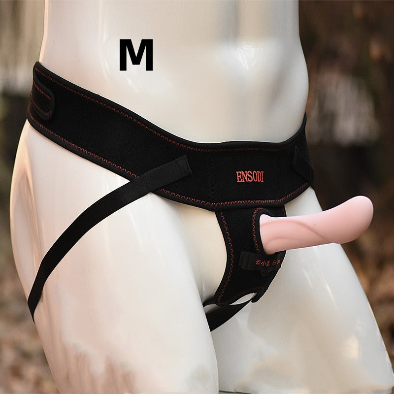 Lesbian Strap-On Harness with Color Options – Perfect Fit & Control - Pink & White - M - image 5