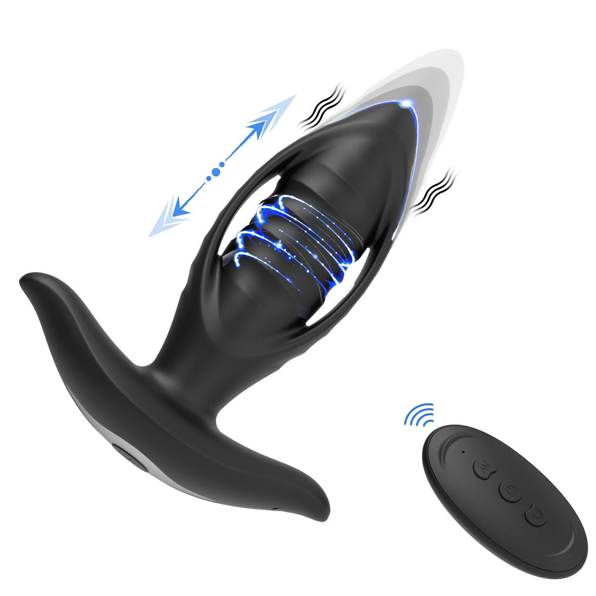 Thrusting Anal Vibrator Plug - image 5