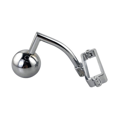 Stainless Steel Scrotum Clamp with Anal Butt Plug - image 6