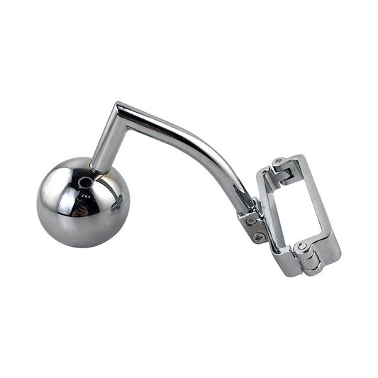 Stainless Steel Scrotum Clamp with Anal Butt Plug - image 6