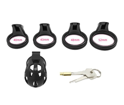 Resin Ghost Chastity Cage (4 Rings Included) - B - image 2