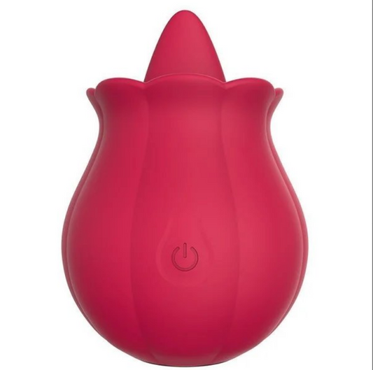 Forever Rose Toy Clitoral Vibrator - Red - image 0