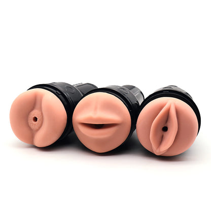 Travel Strokers – Vaginal/Oral/Anal Textures in Portable TPR - image 9