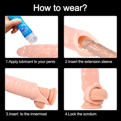 Mighty Penis Extender Sleeve with Ball Loop - image 11