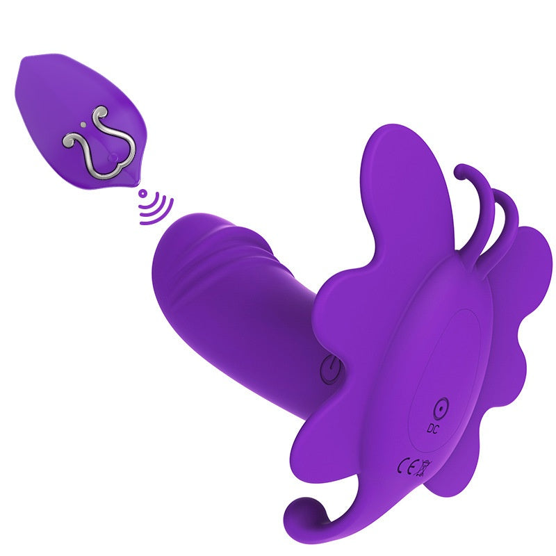 Remote Control Butterfly Vibrator - Purple - image 4