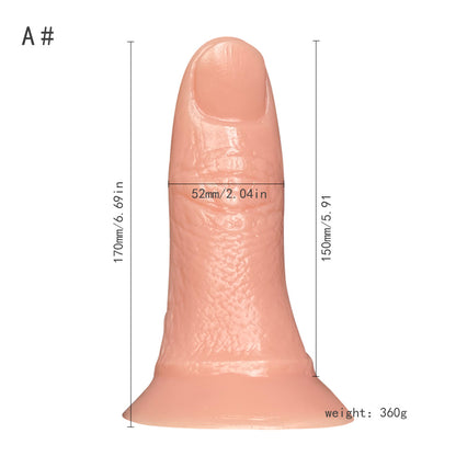 Realistic Finger-Shaped Dildo – Soft, Flexible & Perfect for Deep Play - Thumb - A - image 8