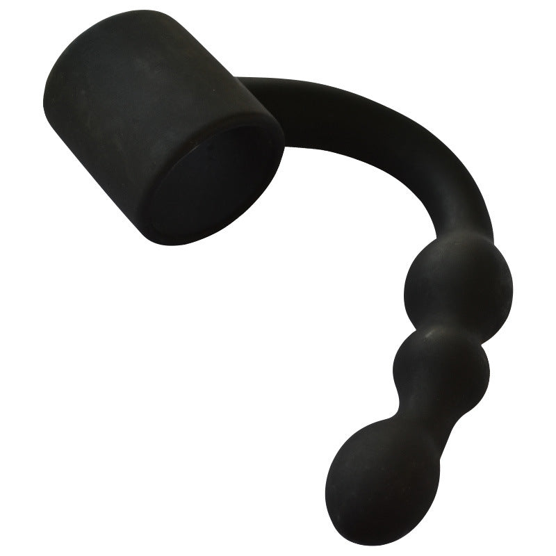 Dual Cock Ring With Anal Plug - image 2