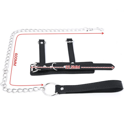 Penis Balls on Leash CBT Bondage  - image 1