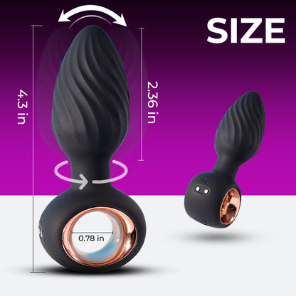 Silicone Vibrating Anal Plug With 9 Modes - image 4