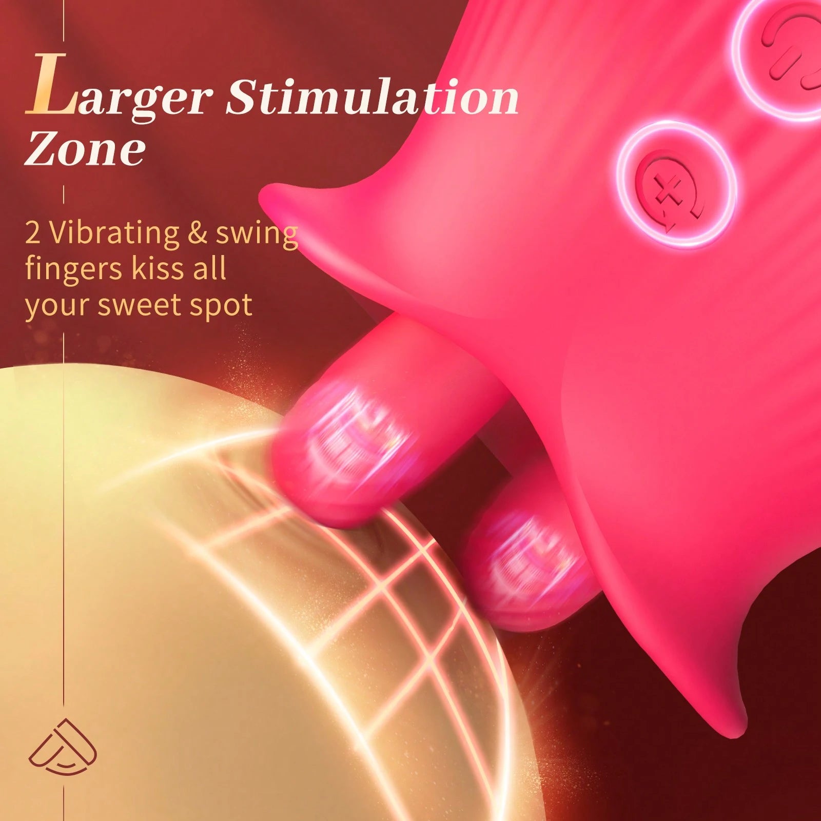 3in1 Rose Sex Toy With 2 Suction Cups - image 1