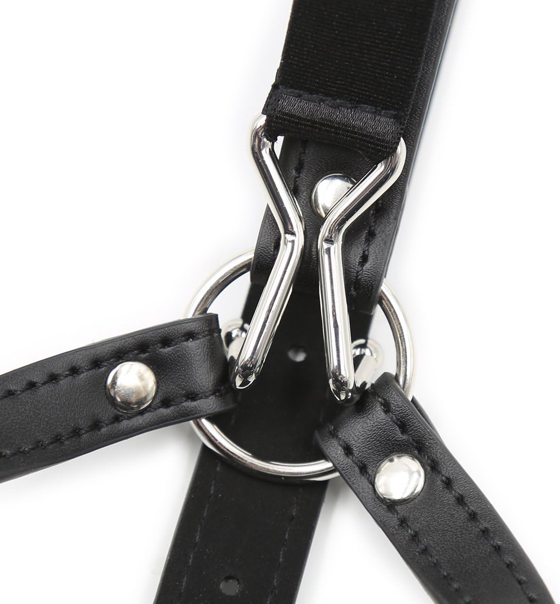 Adjustable Breathable Silicone Ball Gag with Nose Hook – 3 Sizes for Ultimate BDSM Control - image 1