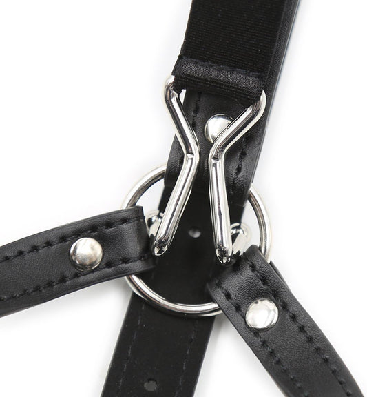 Adjustable Breathable Silicone Ball Gag with Nose Hook – 3 Sizes for Ultimate BDSM Control - image 1