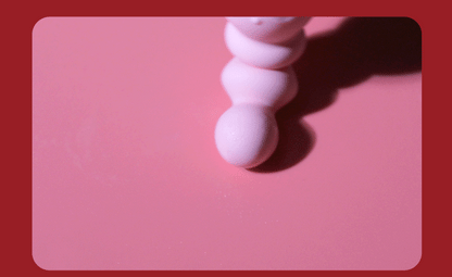 Silicone Vibrating Beaded Butt Plug - image 6