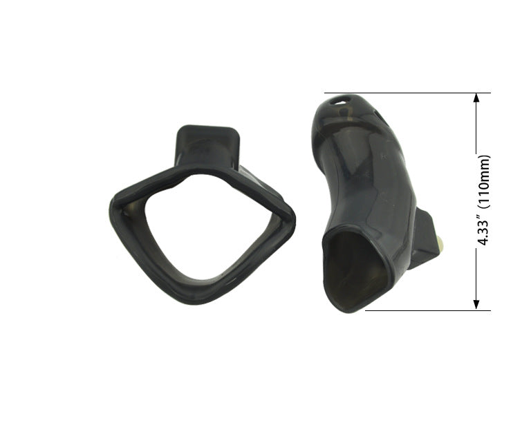 Slick Tiny Chastity Cage - Black 50mm - image 2