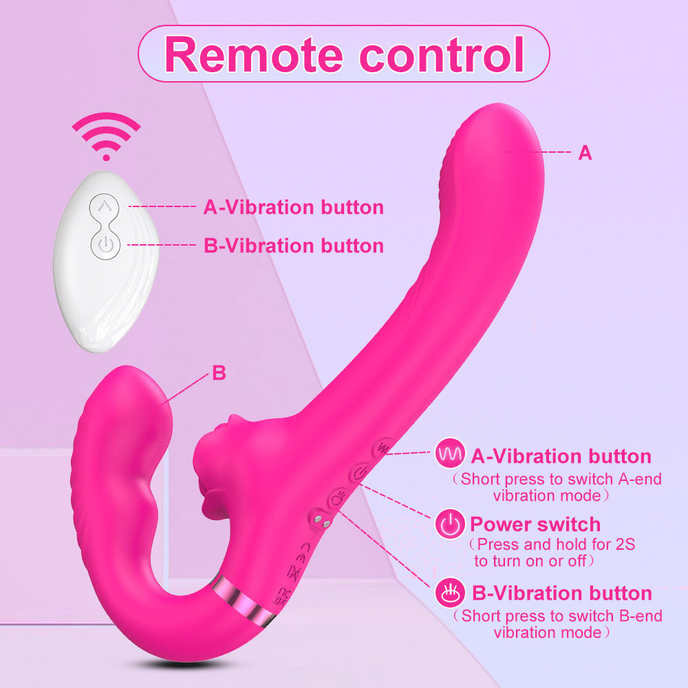 Remote Control G Spot Vibrator With Clit Licking - image 5
