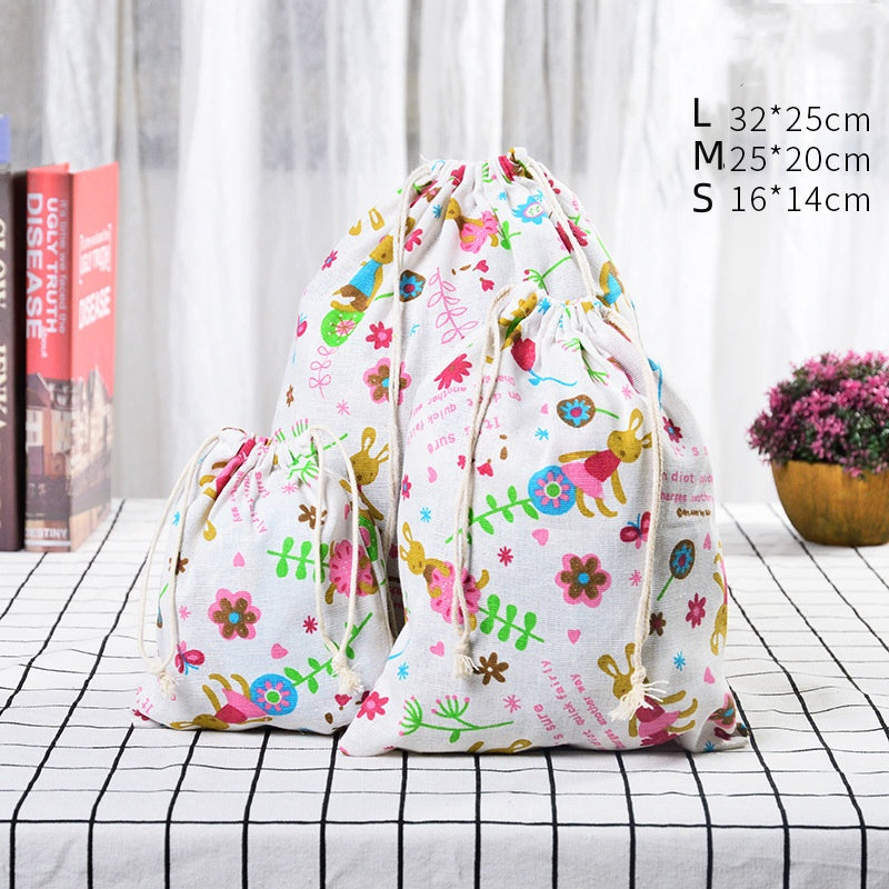 Cotton Sex Toy Organizer Storage Bag - F - L - image 5