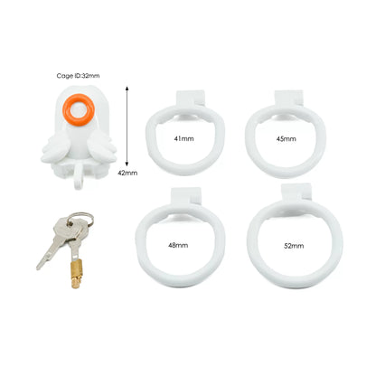 Demon & Angel Lightweight Resin Chastity Cage - A - image 0
