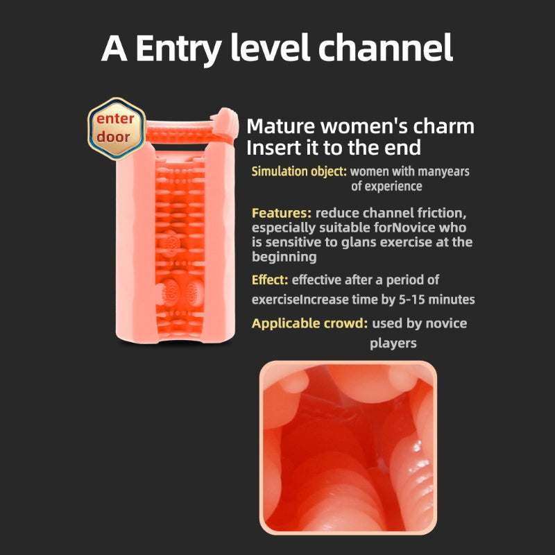 3 Tunnel Masturbator Large Realistic Pocket Pussy  - image 1