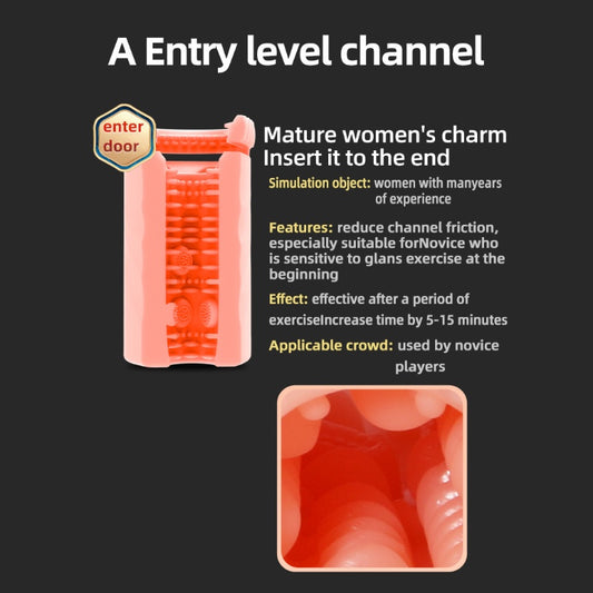 3 Tunnel Masturbator Large Realistic Pocket Pussy  - image 1
