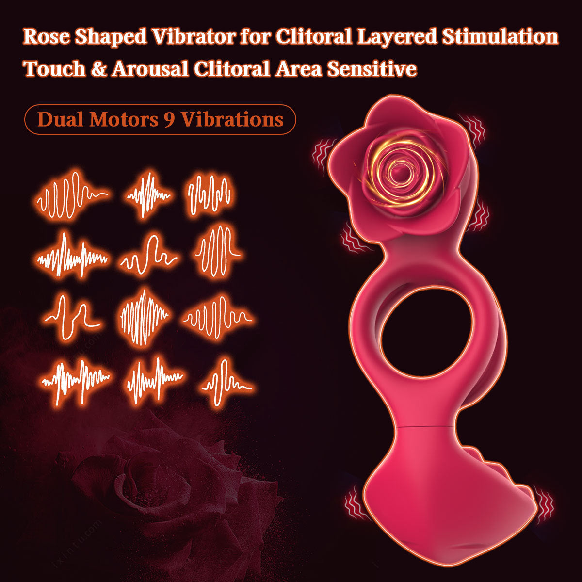 10-mode Vibrating Cock Ring With Semen Lock  - image 11