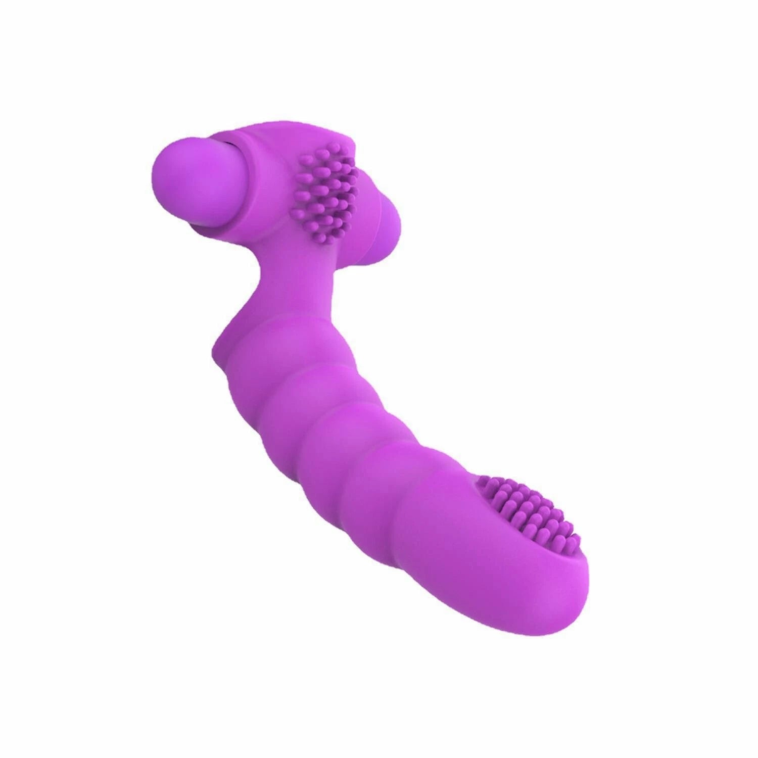 Finger Vibrator G-spot Clit Massager Stimulator Sex Toys for Women Rechargeable - Purple - image 8