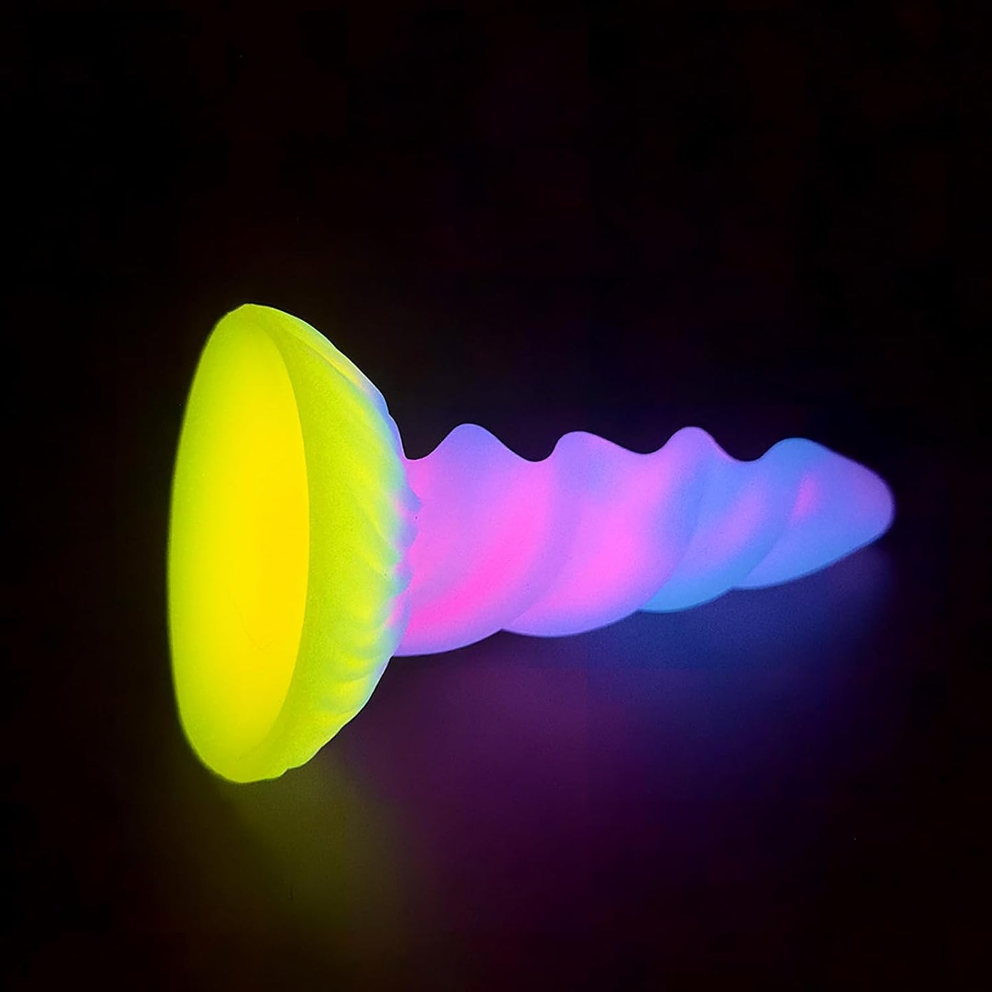 8.58'' Fantasy Monster Dildo with Multi-Texture Design & Glow-in-the-Dark Effect - image 0