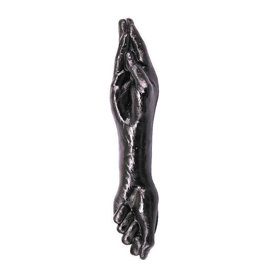 PowerGrip Full Arm Fist Toy – Realistic PVC Depth Play Tool - Black - image 0