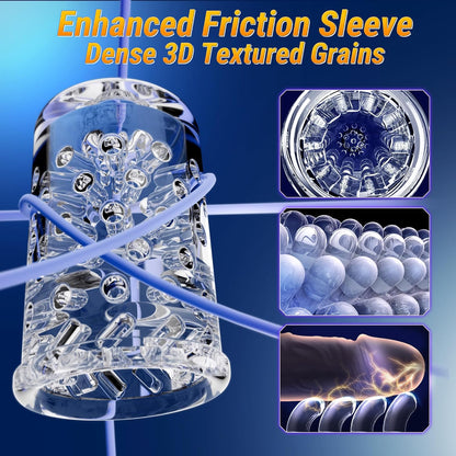 Ultra-Strong Suction Rotating Masturbation Cup  - image 7