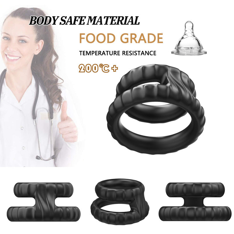 Silicone Double Cock Ring - image 2