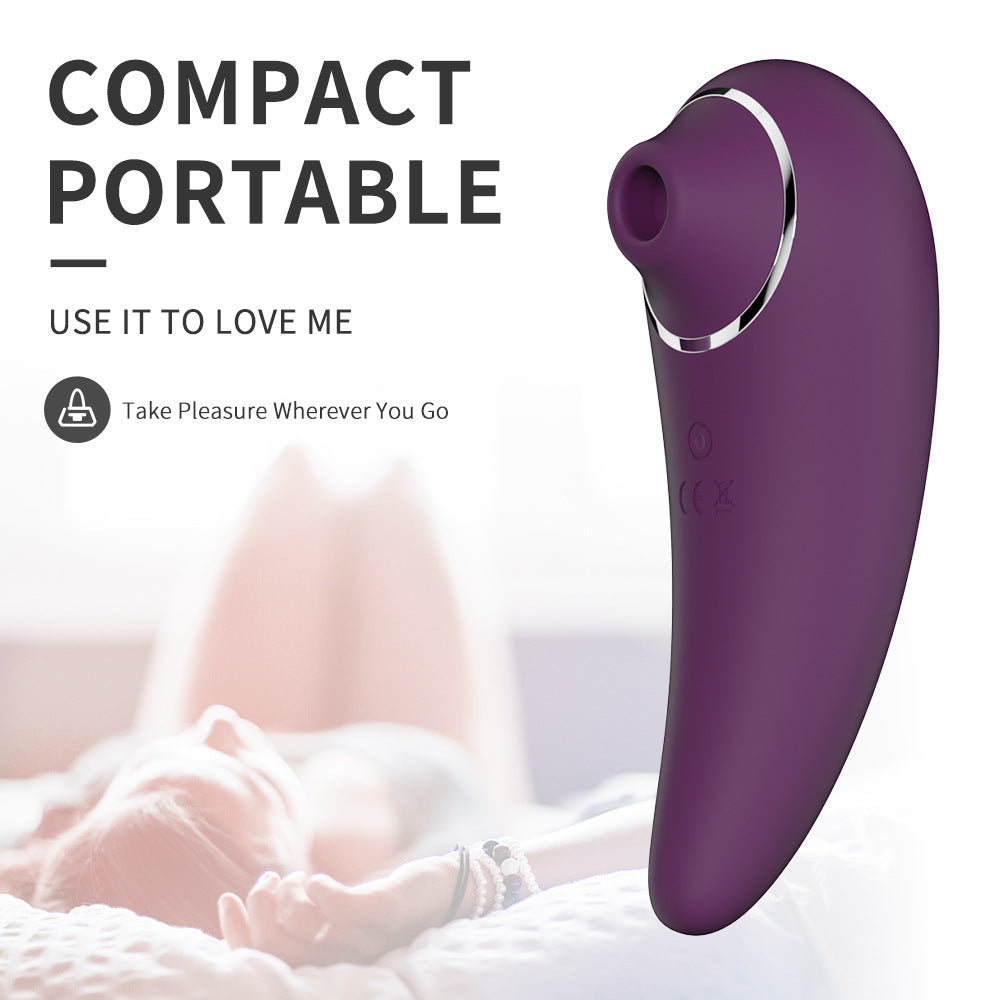 Tongue Licking Tease 6-modes Clitoris  Vibrator - Purple - image 0