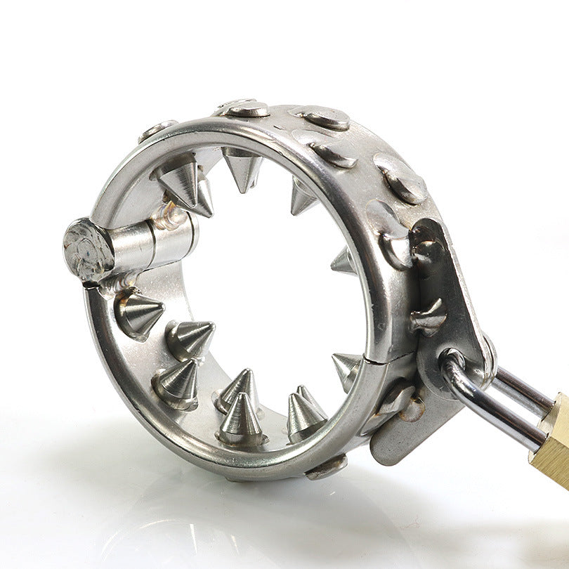 Fetish Torture Play Spiked Ball Ring - image 2