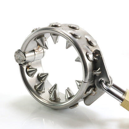 Fetish Torture Play Spiked Ball Ring - image 2