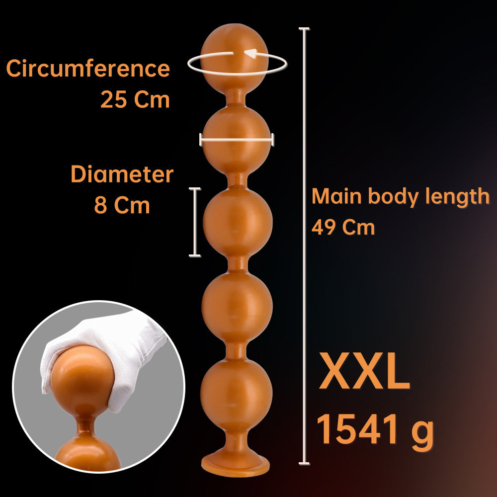 Extra Large Butt Plugs Huge Beaded Anal Plug - xxl - image 7